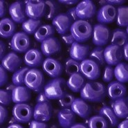 Glas rocailles kralen 6/0 (4mm) Imperial purple